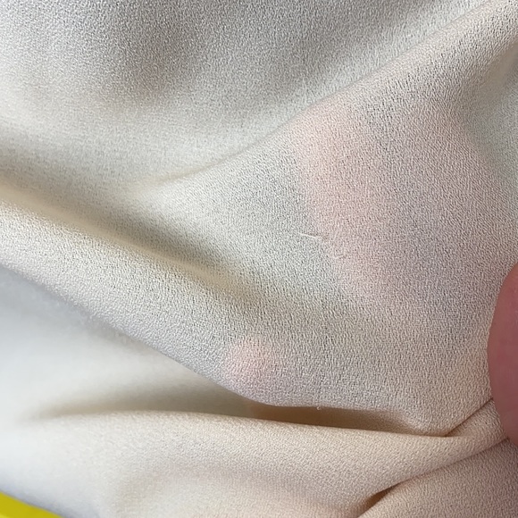 Vero Moda Light Peach Sleeveless Button Tunic Blouse Si-Sheer Size M - Picture 8 of 9